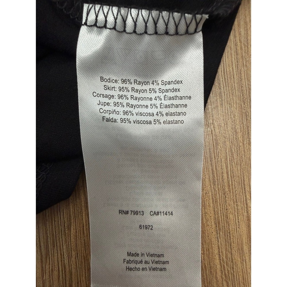 A Pea in the Pod Maternity Nursing Dress Black White Striped Comfy Stretch Size - Picture 6 of 10